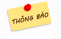 THÔNG BÁO